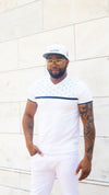 M-Burst V-Neck White