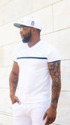 M-Burst V-Neck White