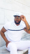 M-Burst V-Neck White
