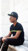 M-Burst V-Neck Black