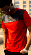 Leather Accent Shirt