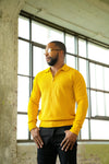 Diamond Knit Mustard