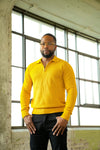 Diamond Knit Mustard