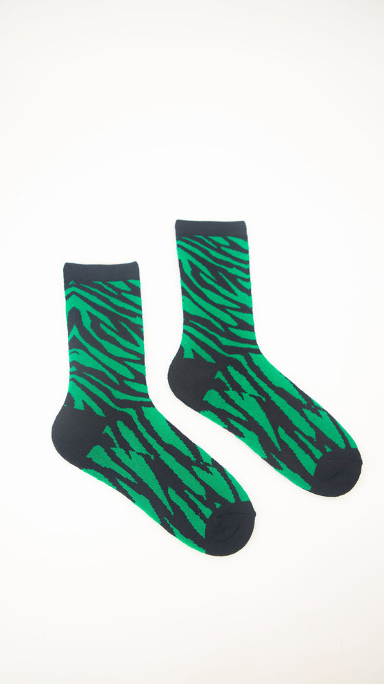 Royal Tiger Socks (Green)