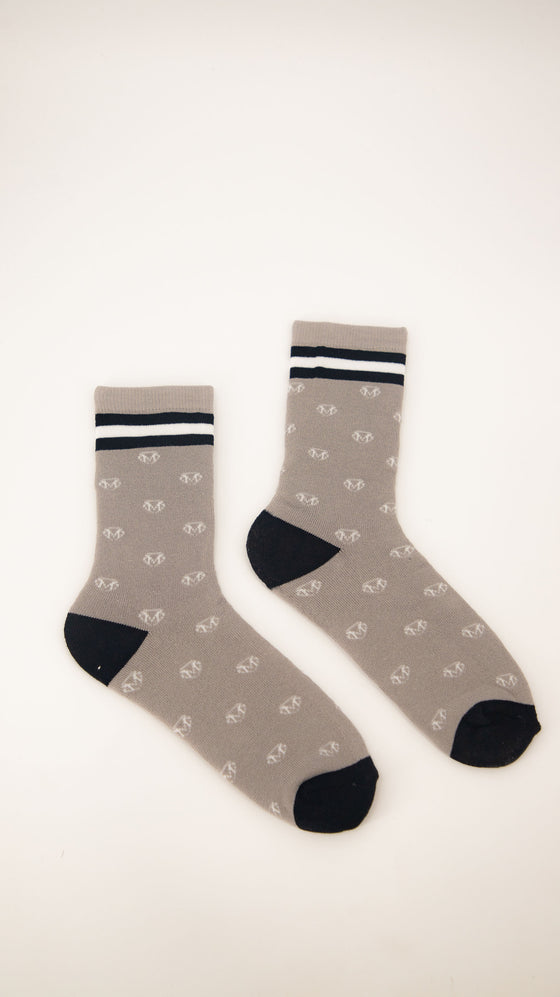 M-Burst Socks (Grey Sky)
