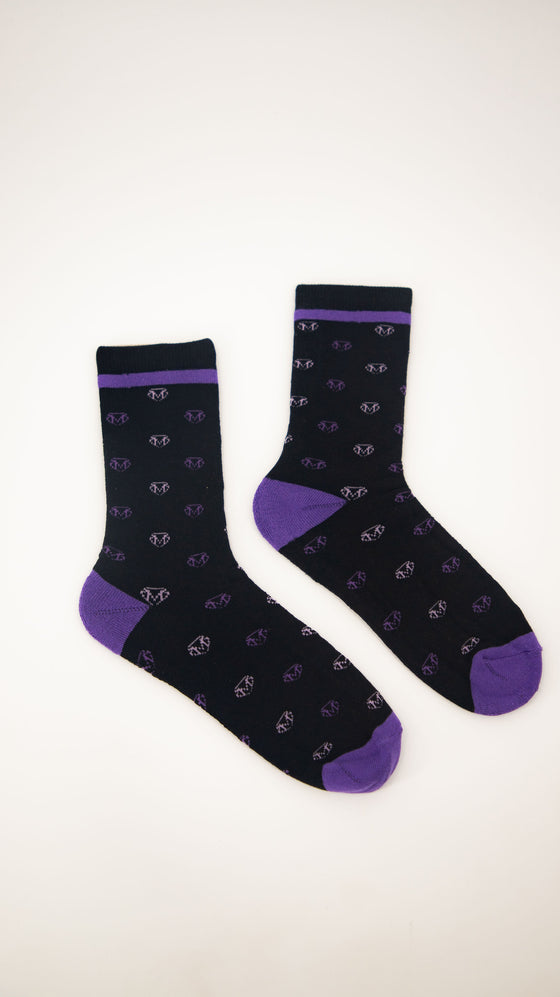 M-Burst Socks (Purple)