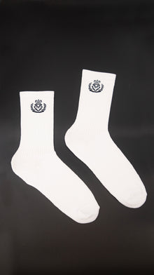  Royal Crest Socks (White)