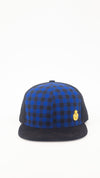 Royal Plaid Gold Crest Hat