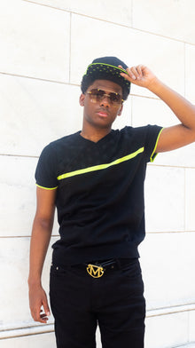  M-Burst V-Neck Black