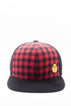 Retro Plaid Crest Hat