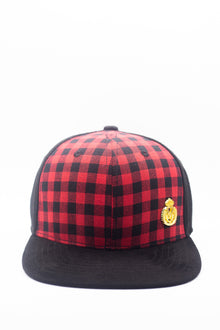  Retro Plaid Crest Hat
