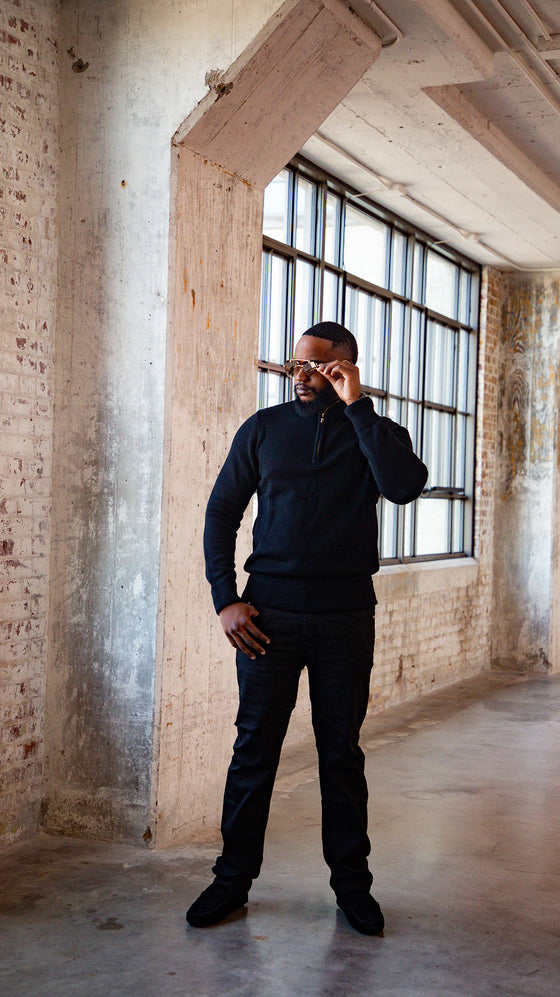 MMC Half-Zipper Mock Neck