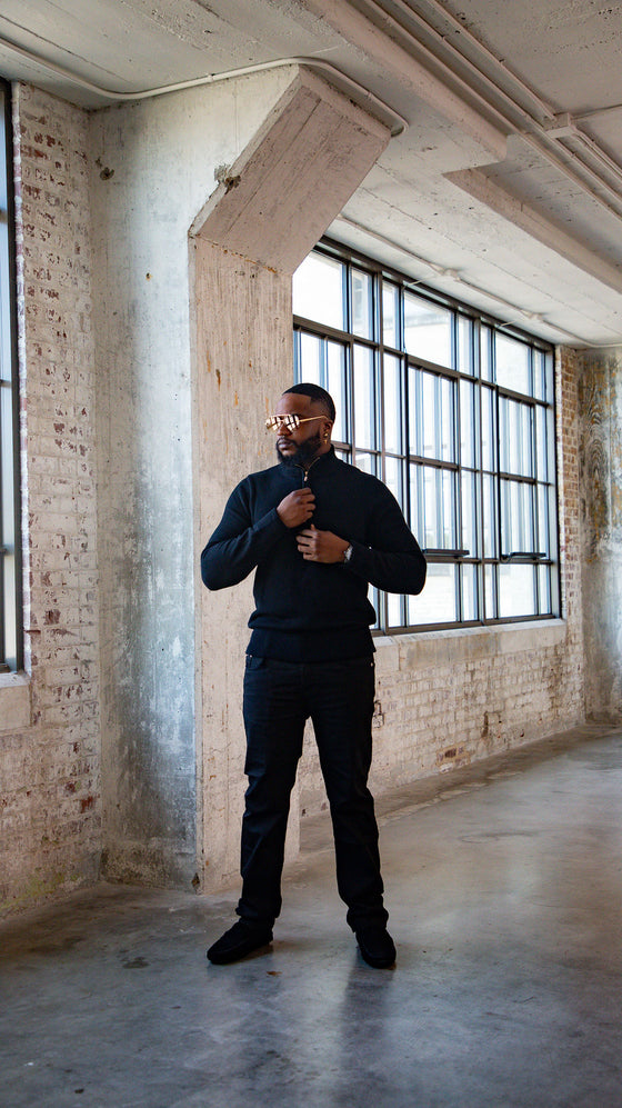 MMC Half-Zipper Mock Neck