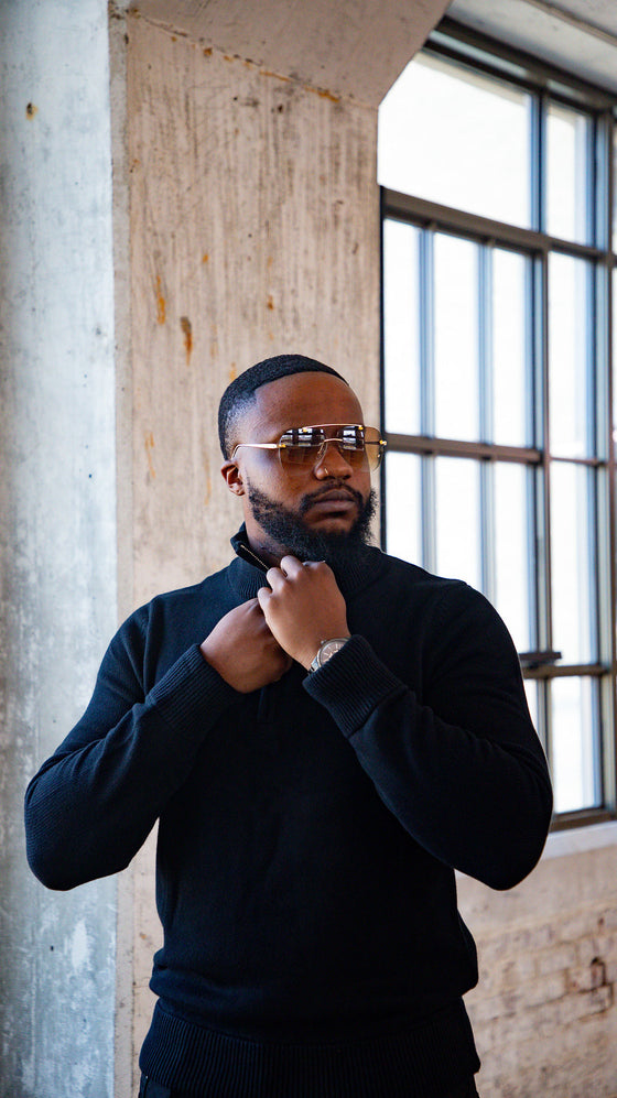 MMC Half-Zipper Mock Neck