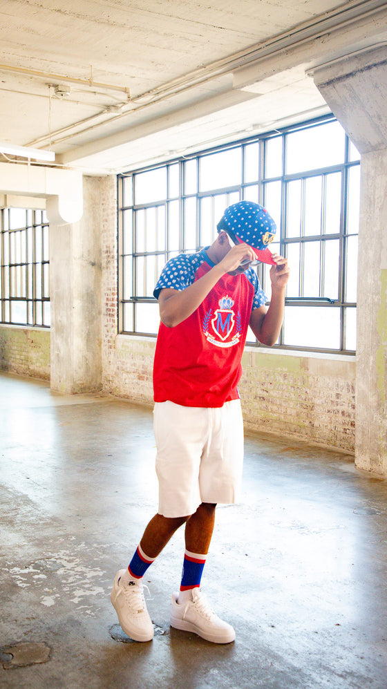 MMC M-Burst Tee (Red/Blue)